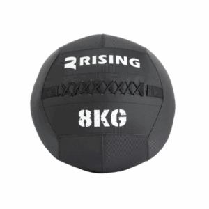 wall ball para ejercicios color negra con letras blancas