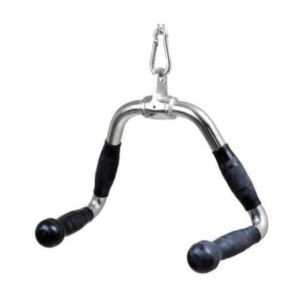 barra de agarre estilo pro grip cromado con detalles en negro