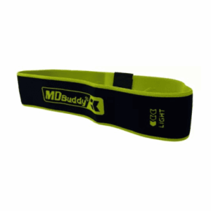 banda de tela marca MDBuddy color negro con verde