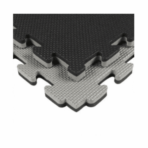tatami de foam color negro y gris