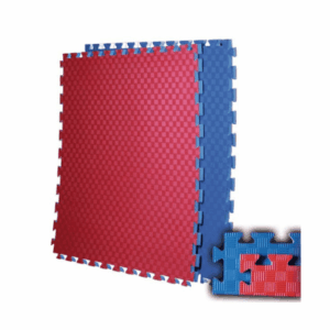 tatamis de foam colores rojo y azul