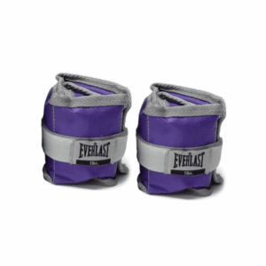 tobillera con peso marca everlast color morado con gris