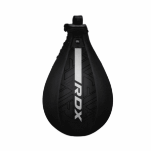 pera de entrenamiento marca rdx color negro con detalles gris