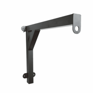 soporte metalico para sacos de boxeo color negro